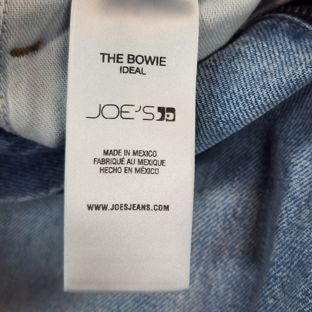 Joe's Jeans The Bowie Ideal High Rise Wide Leg Barrel Jeans Light Wash 27 NWT - Picture 10 of 12